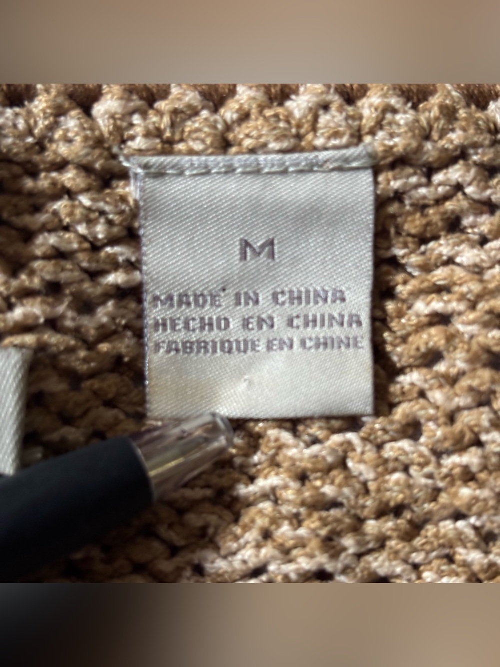 Sigrid Olsen Sport Sz M Vintage Women's Hand Knitted Cottagecore Silk Cardigan - Picture 7 of 10